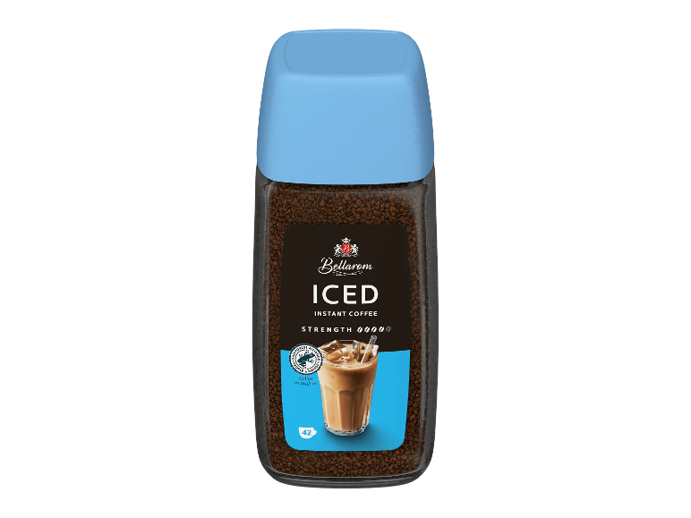 Bellarom Iced -pikakahvi jääkahvin valmistukseen