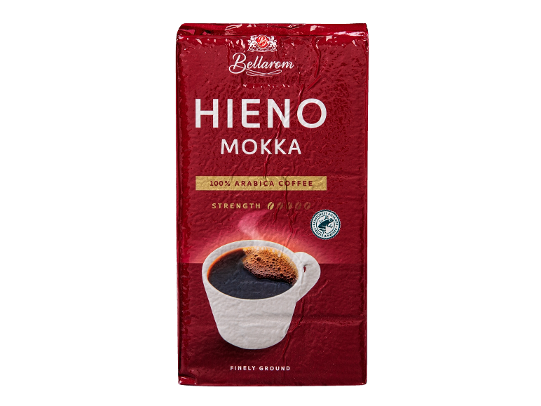 Bellarom Hieno Mokka -hienojauhettu kahvi, 100 % arabica.