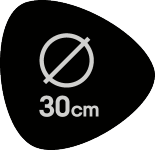 Halkaisija 30 cm