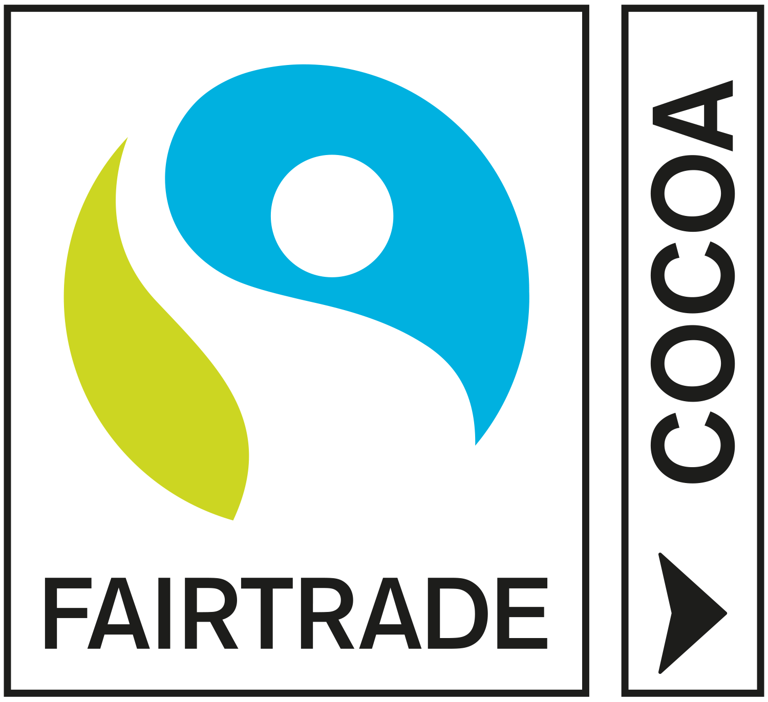 Fairtrade Cocoa -merkki.