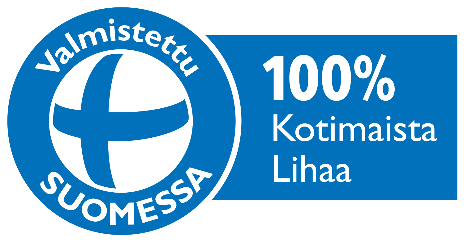 100% Kotimaista Lihaa.