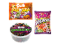Trolli Fruchtgummi XXL Halloween-aiheiset viinikumit: Scary Heads, Tarantula ja Super Brain.