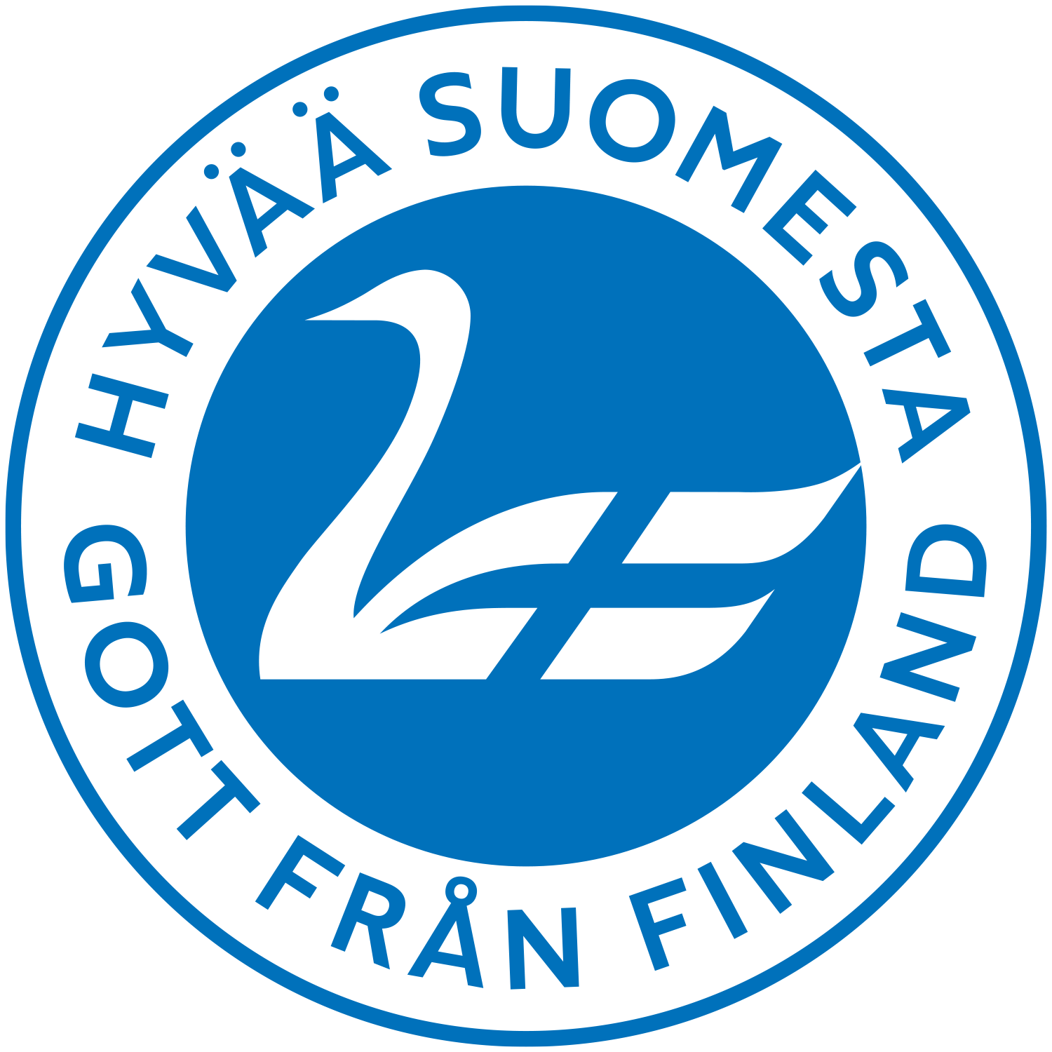 Merkki: "Hyvää Suomesta."