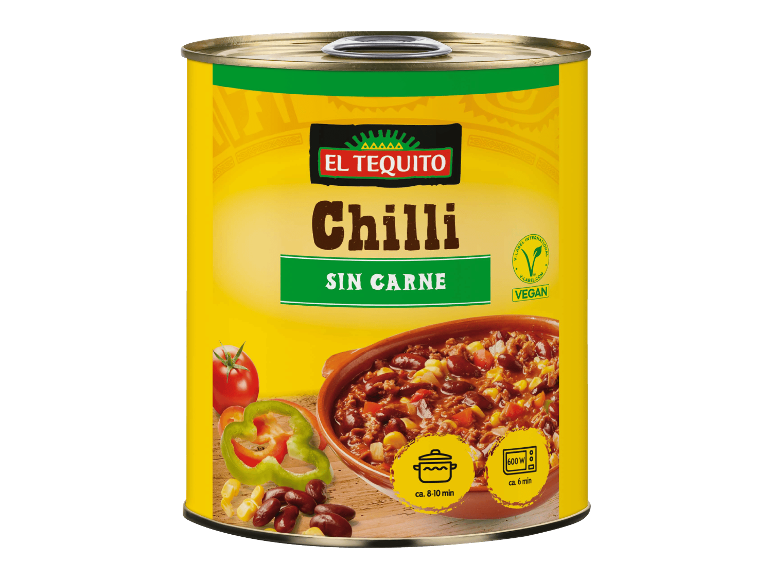 EL TEQUITO Chilli Sin Carne -pata