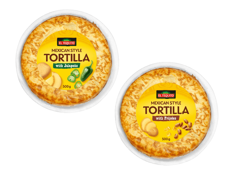 El Tequito meksikolainen tortilla jalapeñolla ja pavuilla