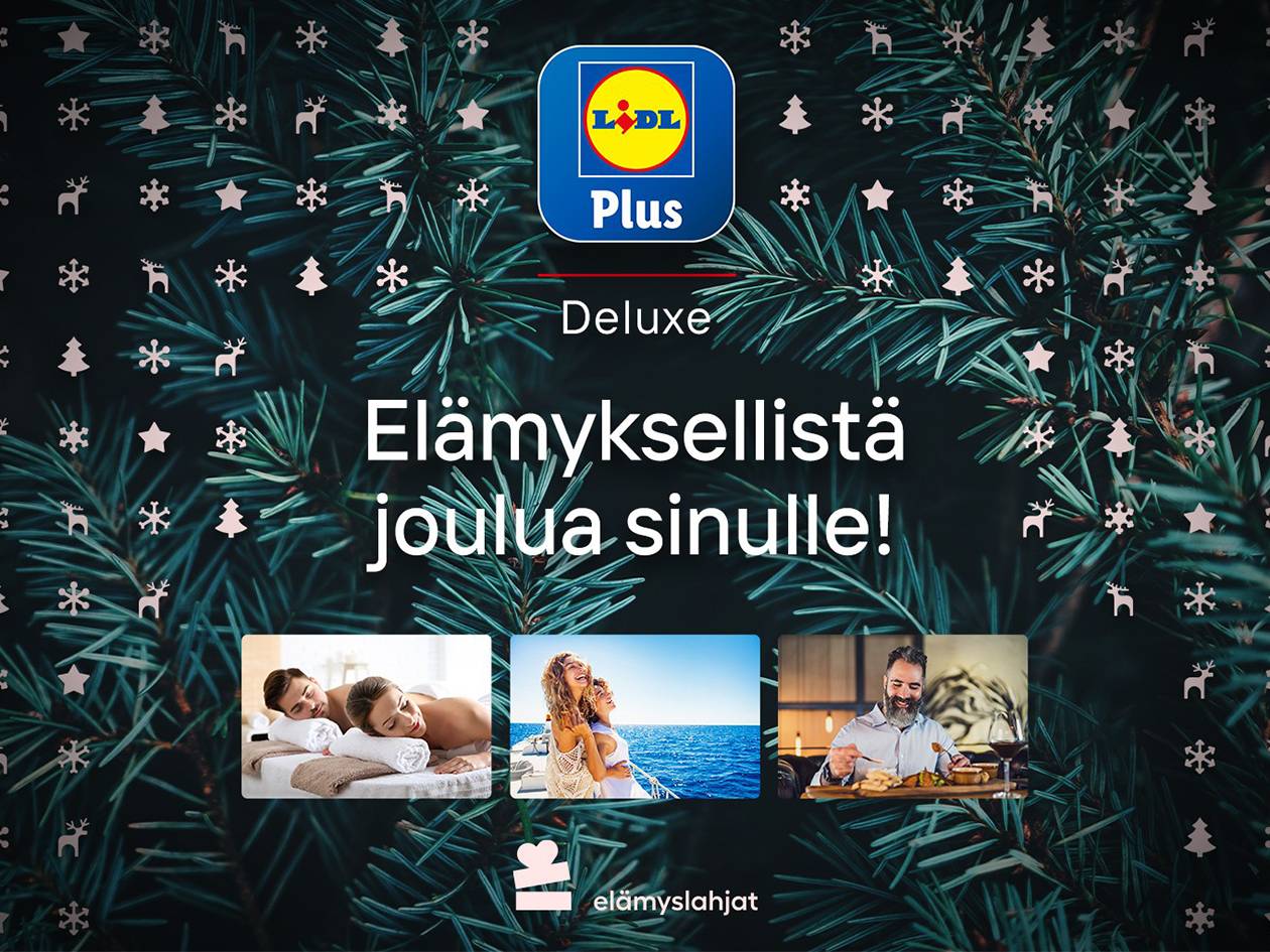 Deluxe-joulupaketti 99,99 €