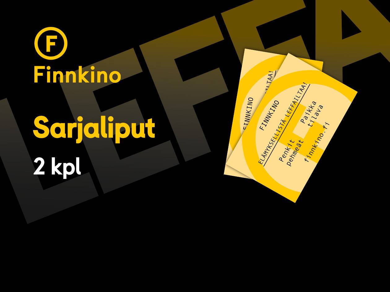Finnkinon sarjaliput ja kaksi elokuvalippua.