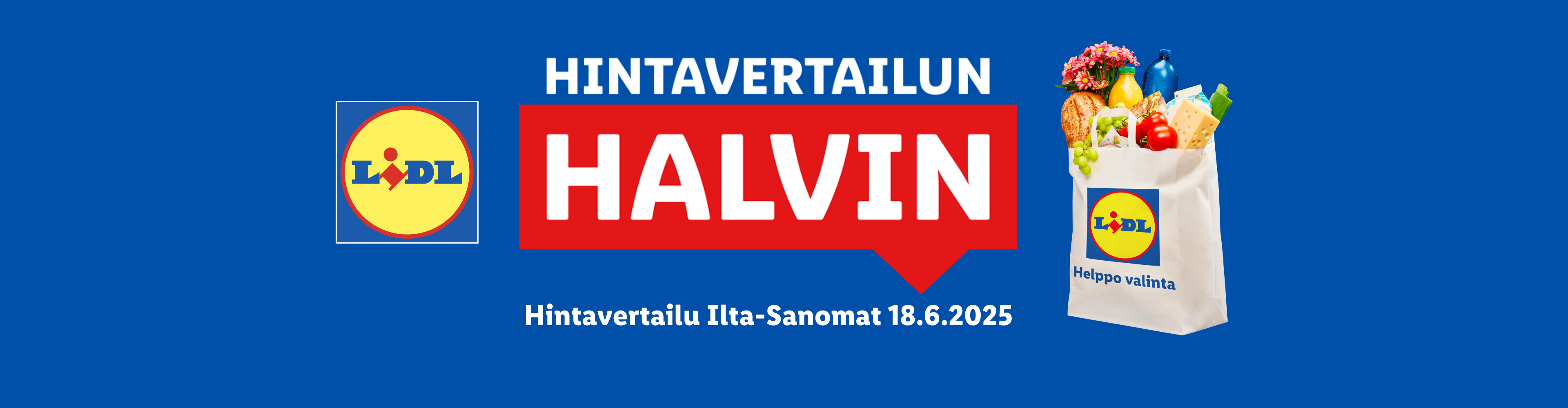 Hintavertailun Halvin Lidl Suomi