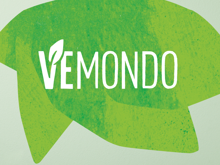 VEMONDO-logo vihreällä taustalla.