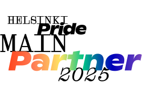 Helsinki Pride Main Partner 2025 -logo